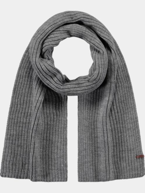 Barts Wilbert Scarf férfi sál szürke színben 2