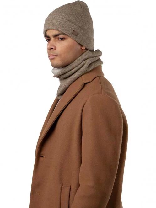 Barts Vale Beanie férfi sapka homok színben 3