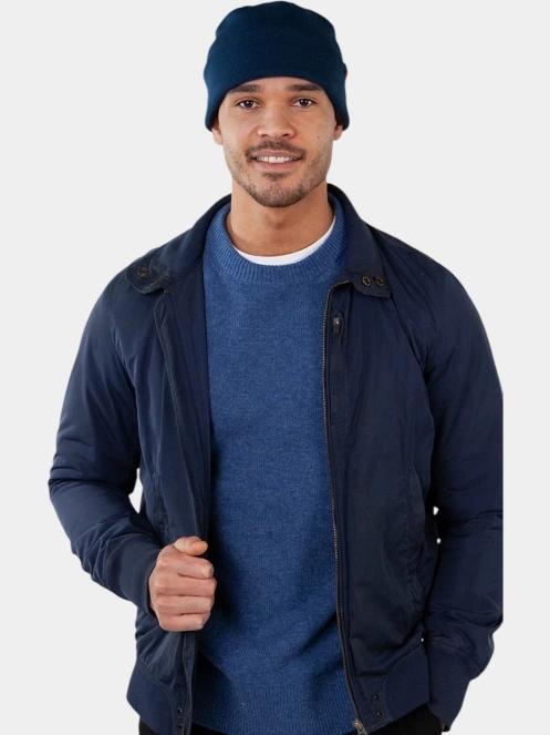 Barts Willes Beanie férfi sapka sötétkék színben 3