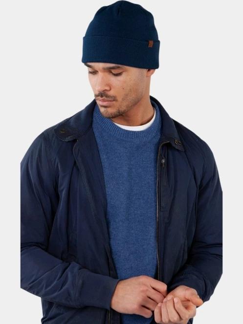 Barts Willes Beanie férfi sapka sötétkék színben 4