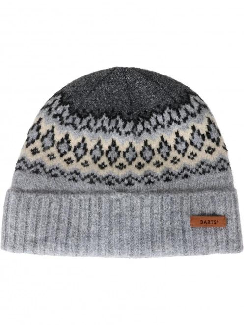 Barts Gregoris Beanie férfi kötött sapka szürke színben 2