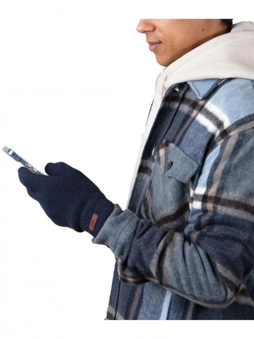 Barts Rilef Gloves férfi kesztyű sötétkék színben 3