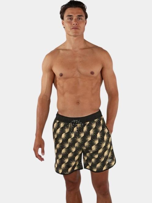 Barts Crampton Shorts férfi fürdőnadrág fekete színben 2