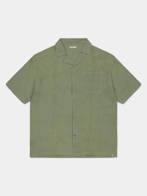 Barts Cayrlos Shirt férfi rövid ujjú ing zöld színben 3