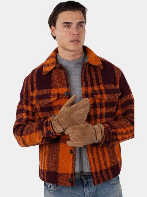 Barts Vilmari Gloves férfi kesztyű barna színben 3