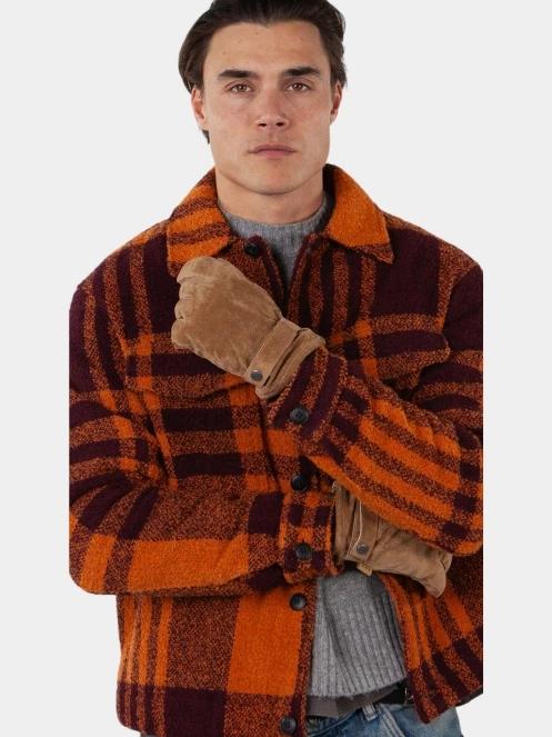 Barts Vilmari Gloves férfi kesztyű barna színben 4