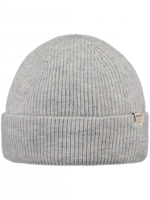 Barts Stonel Beanie férfi kötött sapka szürke színben 2