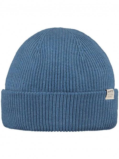 Barts Stonel Beanie férfi kötött sapka kék színben 2