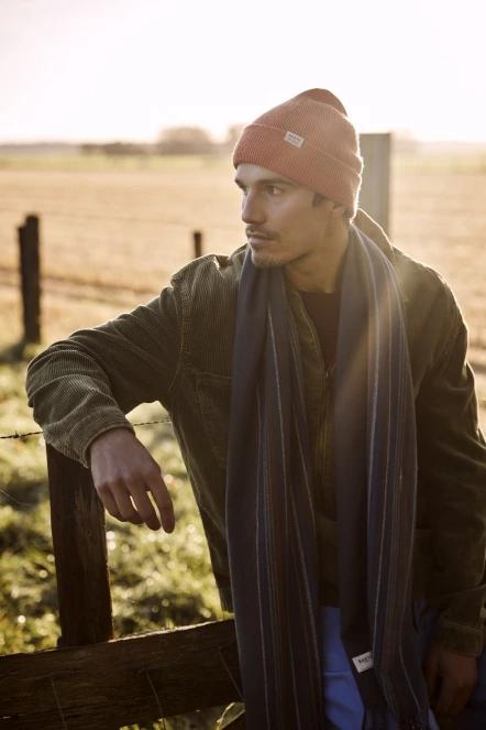 Barts Vidat Beanie férfi sapka narancssárga színben 4