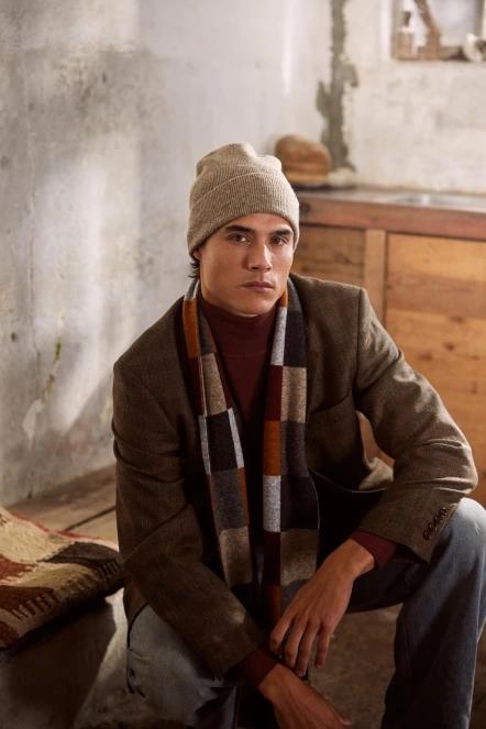 Barts Vidat Scarf férfi sál narancssárga színben 5