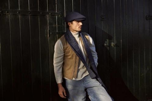 Barts Alvadey Cap férfi svájci sapka sötétkék színben 4