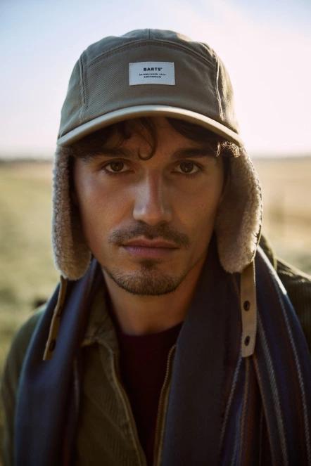 Barts Hafnar Cap férfi baseball sapka oliva színben 6