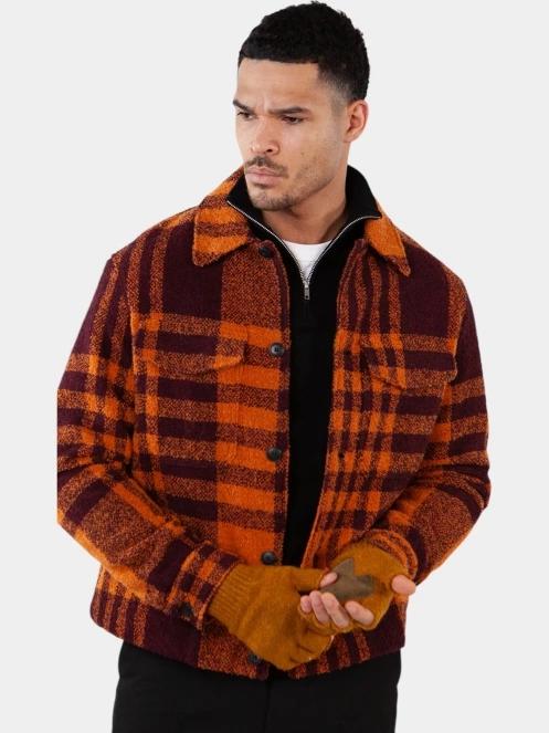 Barts Vidat Fingerless Gloves férfi kesztyű narancssárga színben 3