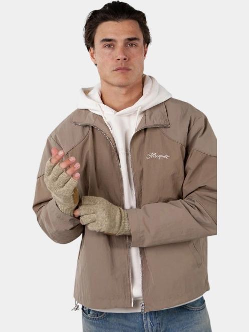 Barts Vidat Fingerless Gloves férfi kesztyű barna színben 4