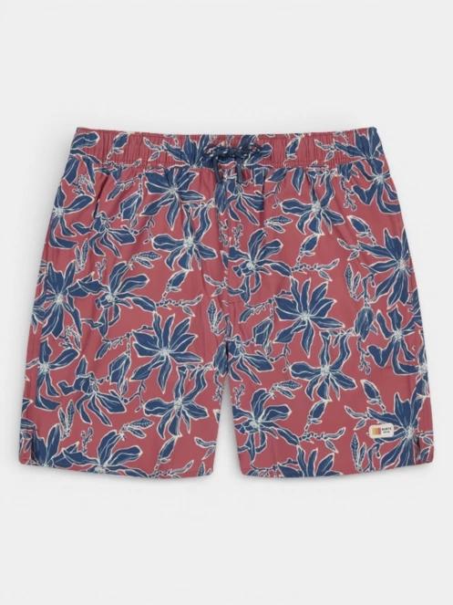 Barts Pego Shorts férfi fürdőnadrág piros színben 4