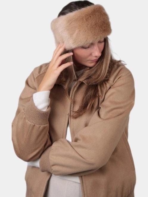 Barts Fur Headband női fejpánt barna színben 3
