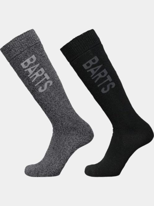 Barts Basic Skisock 2 Pack sízokni szürke színben 2