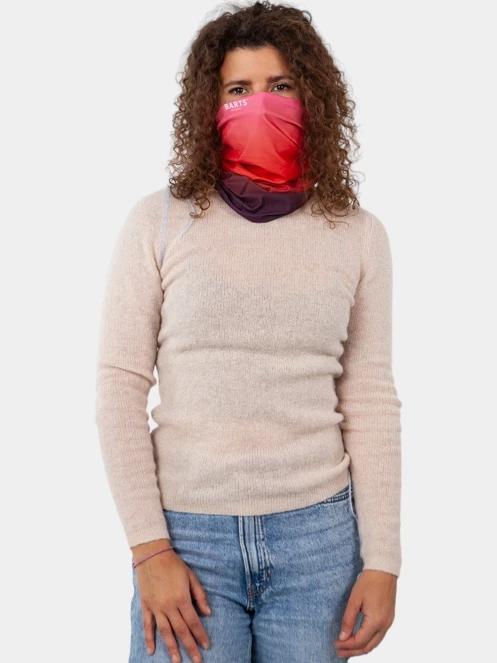 Barts Multicol Dip Dye férfi csősál magenta színben 4