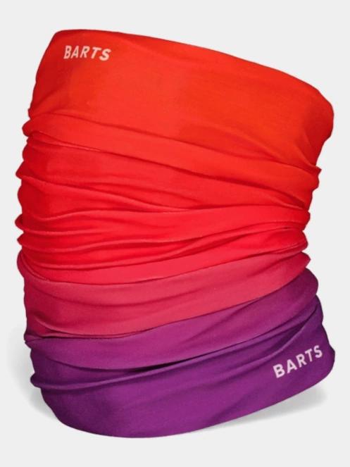 Barts Multicol Dip Dye csősál piros színben 2