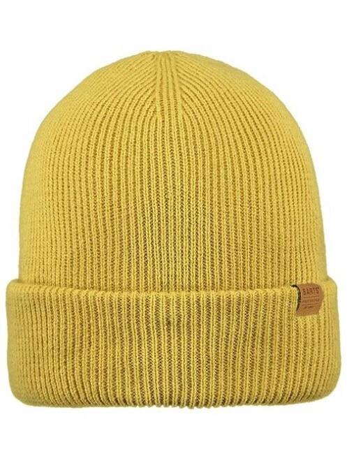 Barts Kinabalu Beanie kötött sapka sárga színben 2