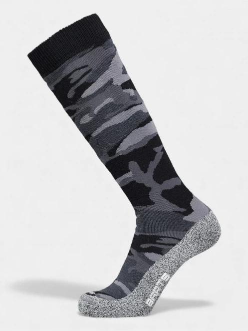 Barts Skisock Camo sízokni szürke színben 2