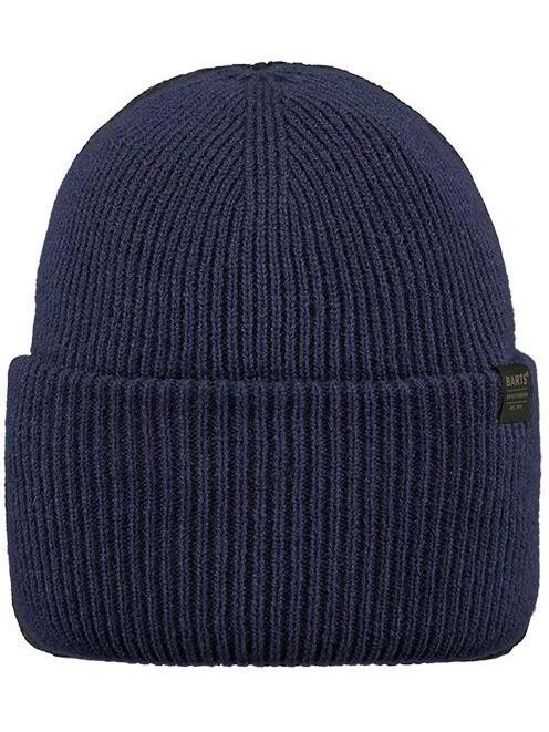 Barts Haveno Beanie kötött sapka sötétkék színben 2