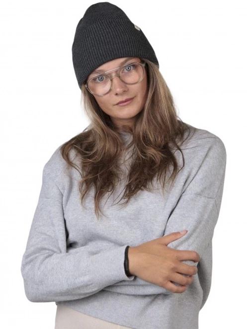 Barts Haveno Beanie kötött sapka szürke színben 2