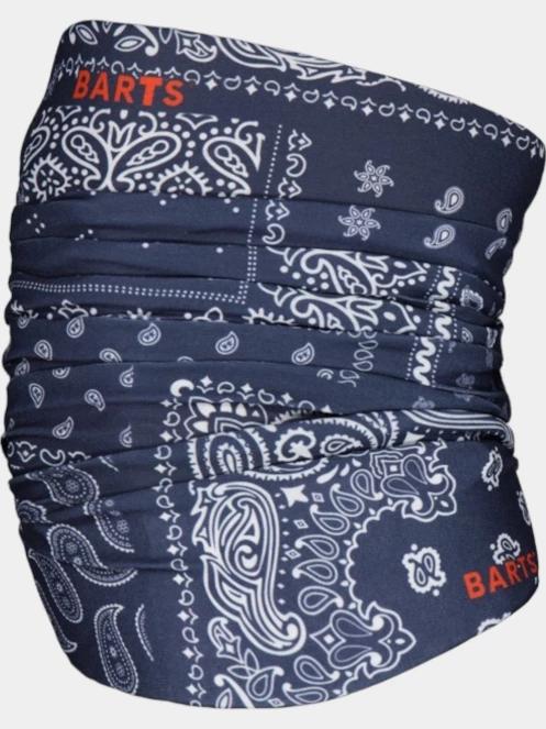 Barts Multicol Paisley Mix férfi csősál sötétkék színben 2