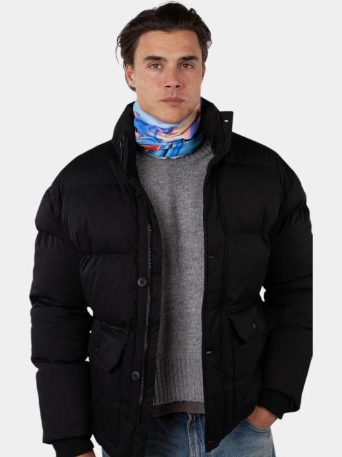 Barts Multicol Fluo csősál kék színben 3