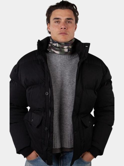 Barts Multicol Ink Flower csősál oliva színben 3