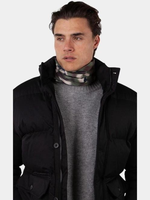 Barts Multicol Ink Flower csősál oliva színben 4