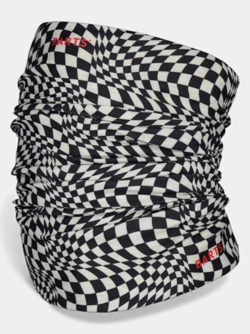 Barts Multicol Psycho Checks csősál fekete színben 2