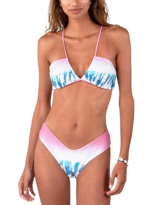 Barts Ara Plunge Cross Back női bikini felső rózsaszín színben 4