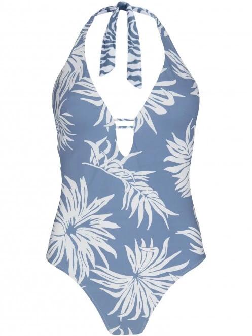 Barts Deltia Halter One Piece női fürdőruha világoskék színben 5