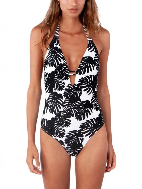 Barts Banksia Halter One Piece női fürdőruha fekete színben 2