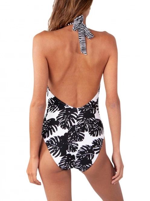 Barts Banksia Halter One Piece női fürdőruha fekete színben 4