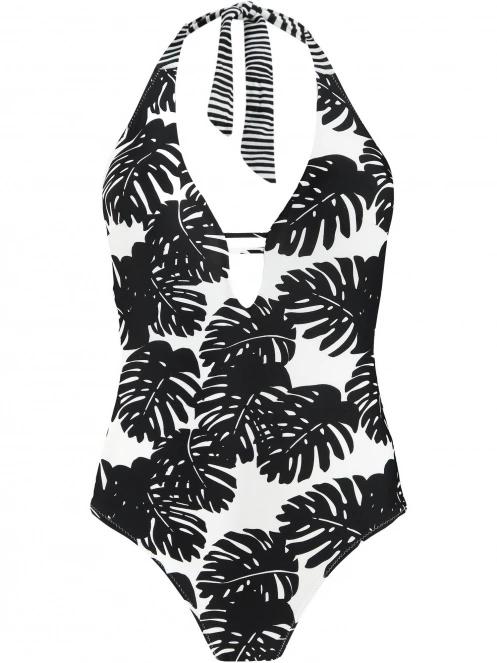 Barts Banksia Halter One Piece női fürdőruha fekete színben 5