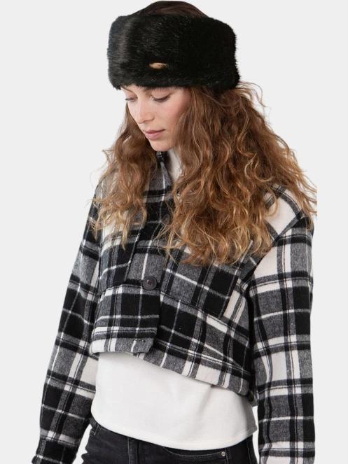 Barts Fur Headband női fejpánt fekete színben 4