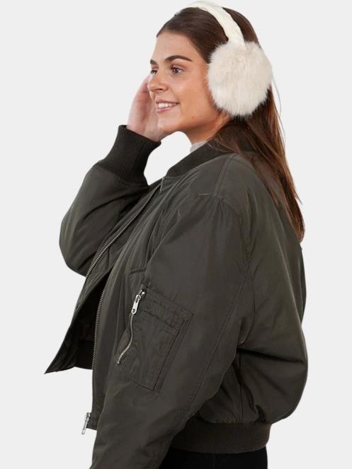 Barts Fur Earmuffs női fülvédő fehér színben 4