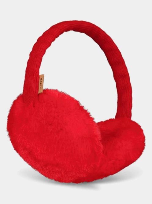 Barts Plush Earmuffs női fülvédő piros színben 2
