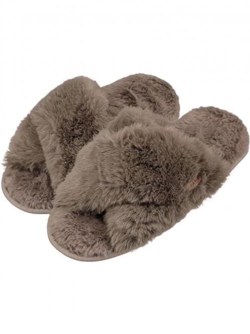 Barts Lukky Slippers női papucs barna színben 2
