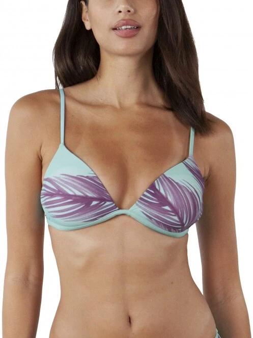 Barts Tasman Fixed Triangle női bikini felső zöld színben 2