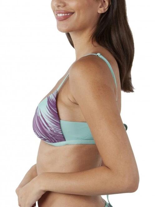 Barts Tasman Fixed Triangle női bikini felső zöld színben 3