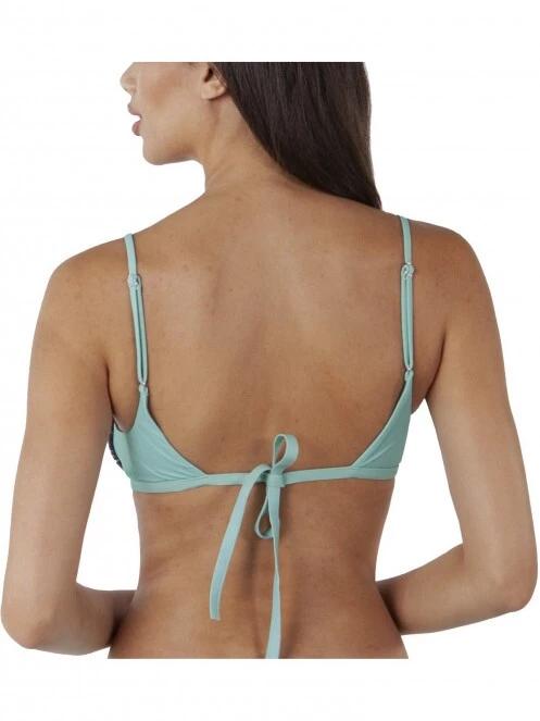 Barts Tasman Fixed Triangle női bikini felső zöld színben 4