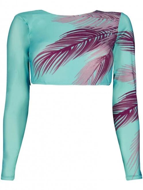 Barts Tasman Crop Top női crop top zöld színben 5