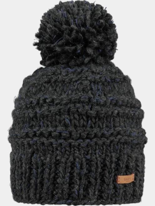 Barts Jasmin Beanie női bojtos sapka szürke színben 2