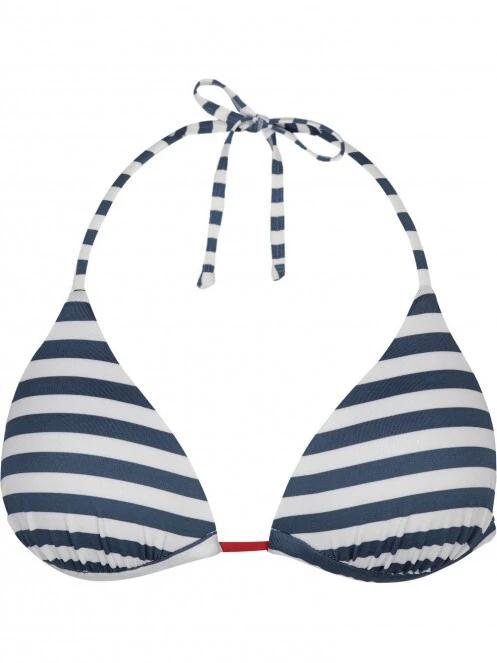 Barts Custe Triangle női bikini felső sötétkék színben 5