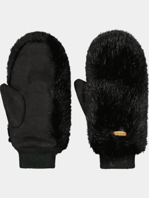 Barts Fur Mitts női kesztyű fekete színben 2