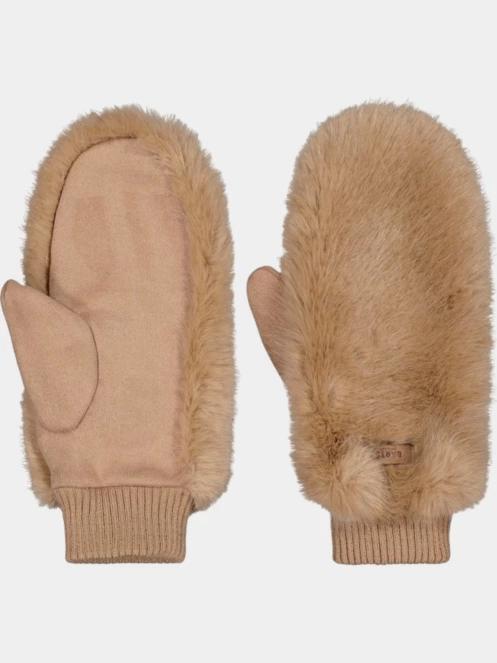 Barts Fur Mitts női kesztyű barna színben 2