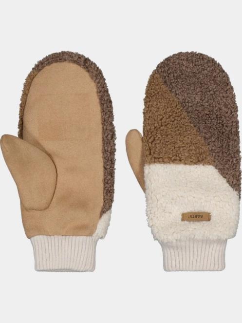 Barts Teddy Mitts női kesztyű barna színben 2